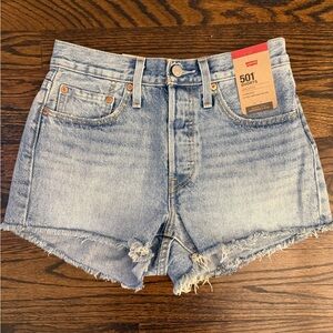 Levi's Classic 501 Denim Jean Shorts- NWT - size 26